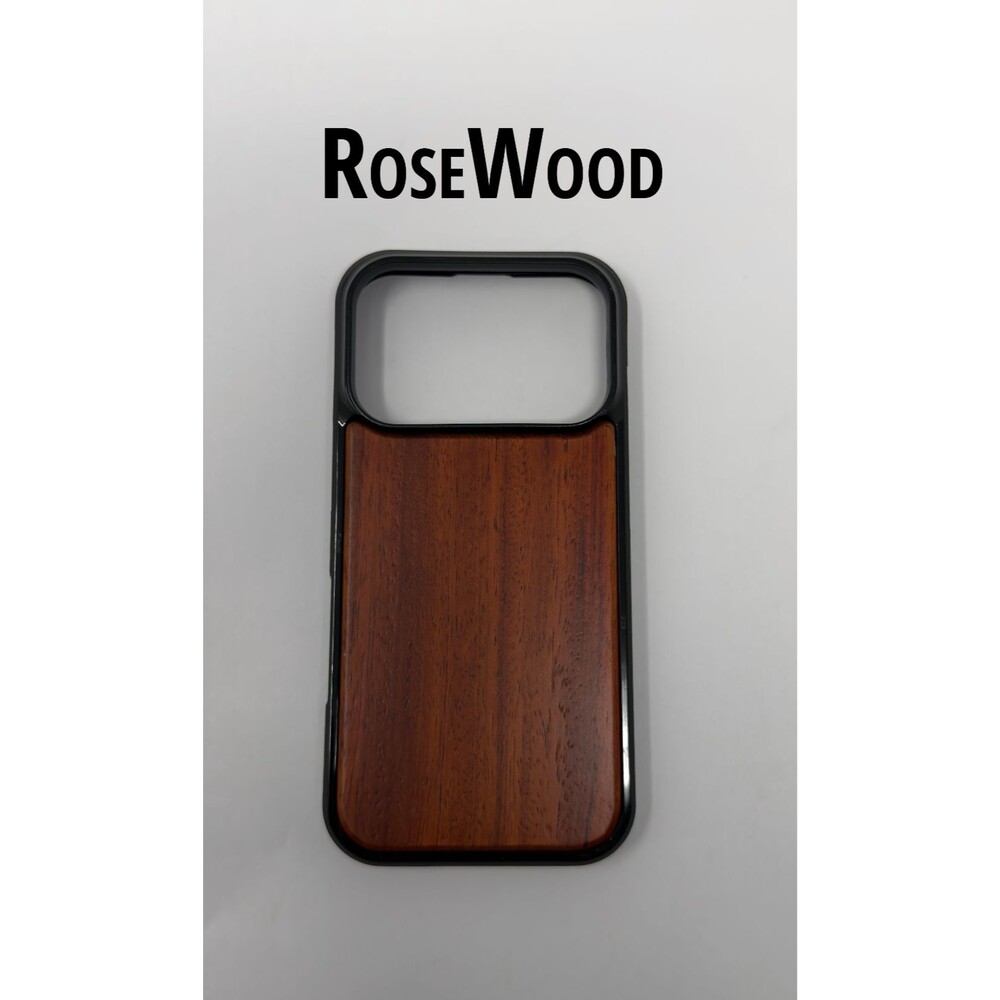 Wooden iPhone 17 Pro Phone Case - Rose Wood